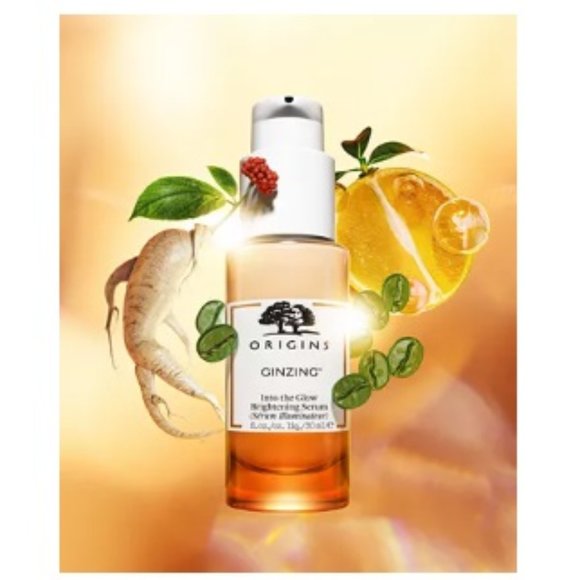 Origins Ginzing Into the Glow Brightening Serum, NEW - Full Size 1.0 oz/30 ml - Picture 8 of 13